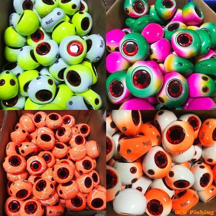タイラバヘッド 100g 120g GreenPink 2個セット KAIRI 鯛ラバ ヘッド