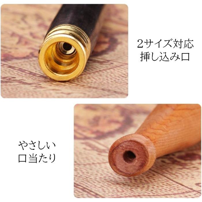 シガレットホルダー A102 天然木材 ヤニ取りフィルター付き 喫煙パイプ