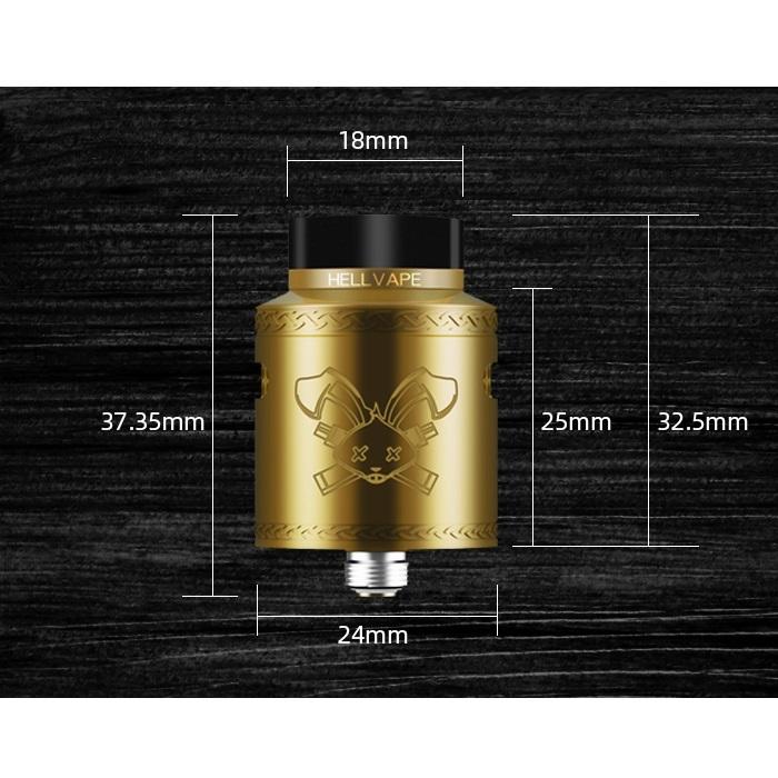 HellVape Dead Rabbit V2 RDA デッド ラビット アトマイザー スコンカー 対応 電子タバコ VAPE｜jct-vape｜20