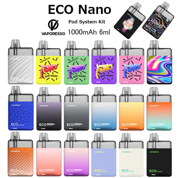 Vaporesso Vaporesso ECO Nano Pod System Kit 1000mAh 6ml MTL