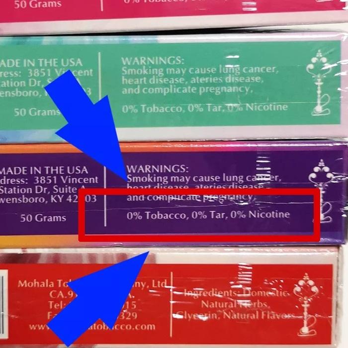 フレーバー シーシャ用 MOHALA アメリカ産 ニコチン無し 50g フーカー