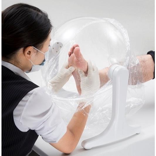 フットケアカバー Qrin （クリン） JCT フットケア/フットケア処置時の