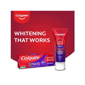 Colgate Optic White Purple Toothpaste 100g x 4本セット｜コルゲート 