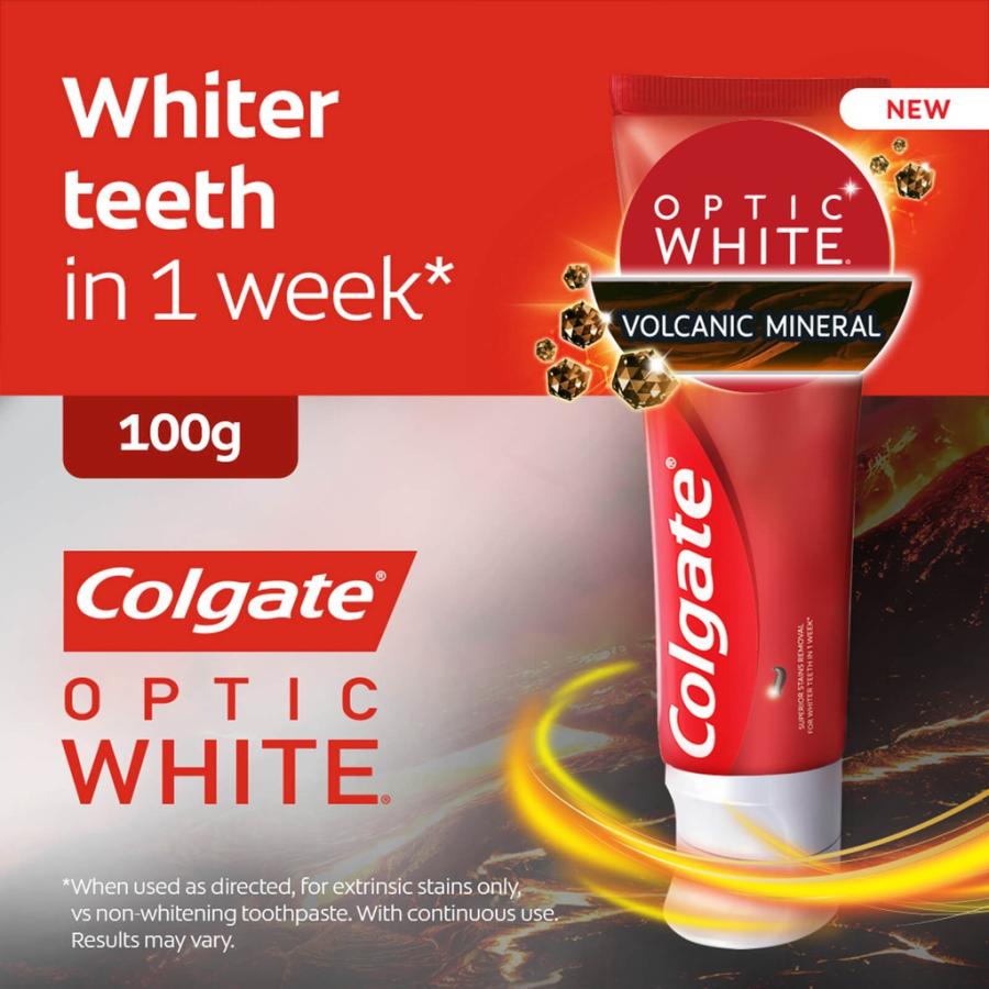Colgate Optic White Volcanic Minerals Toothpaste 100g コルゲート オプティックホワイト ボルカニック 歯磨き粉 |  | 01