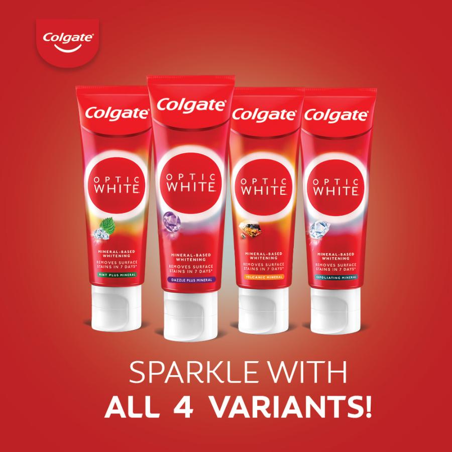 Colgate Optic White Exfoliating Mineral Toothpaste 100g × 3本セット コルゲート オプティックホワイト エクスフォリエイティング ミネラル |  | 04