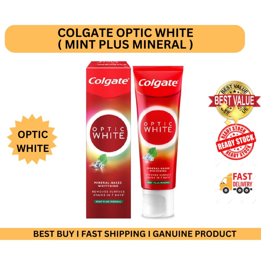 Colgate Optic White Mint Plus Mineral Toothpaste 100g コルゲート オプティックホワイト ミントプラス ミネラル 歯磨き粉 |  | 02