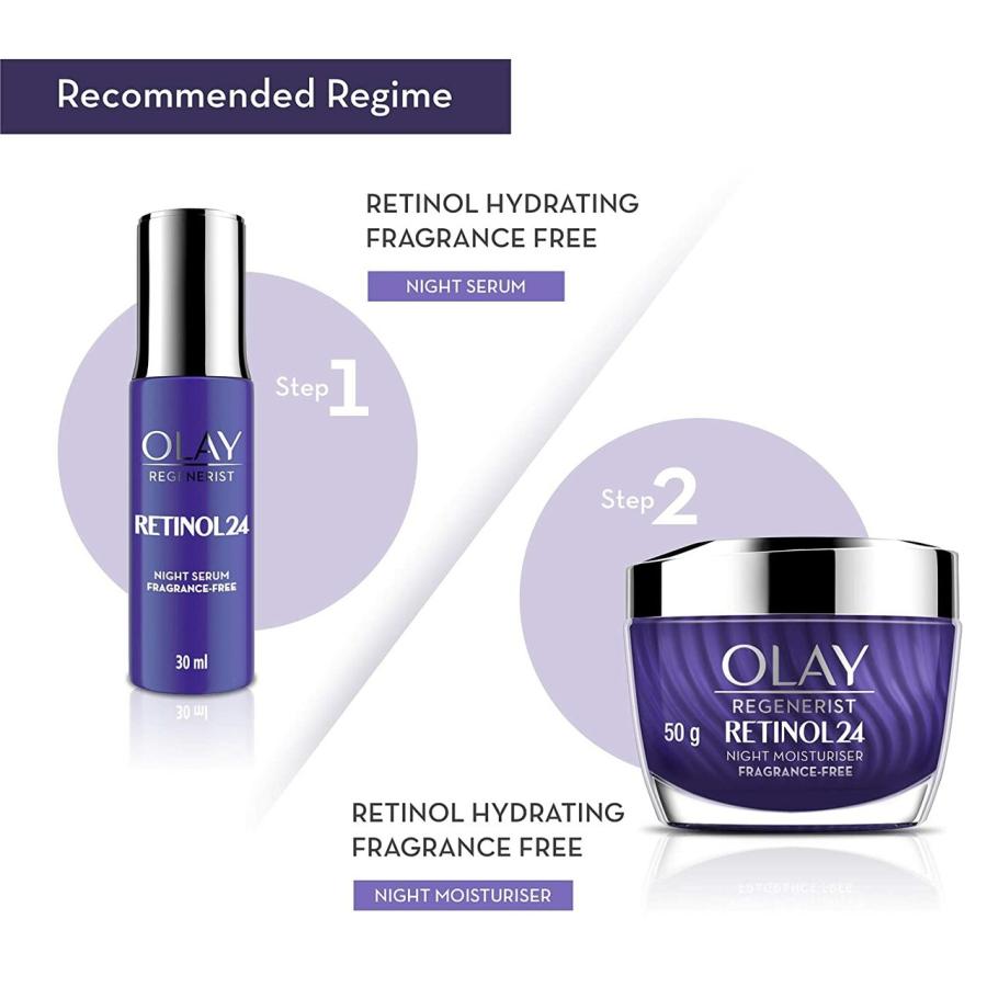Olay オレイ リジェネリスト レチノール24 ナイト フェイシャル セラム 30mL 美容液 レチノール ナイアシンアミド 夜用美容液 スキンケア | OLAY | 01