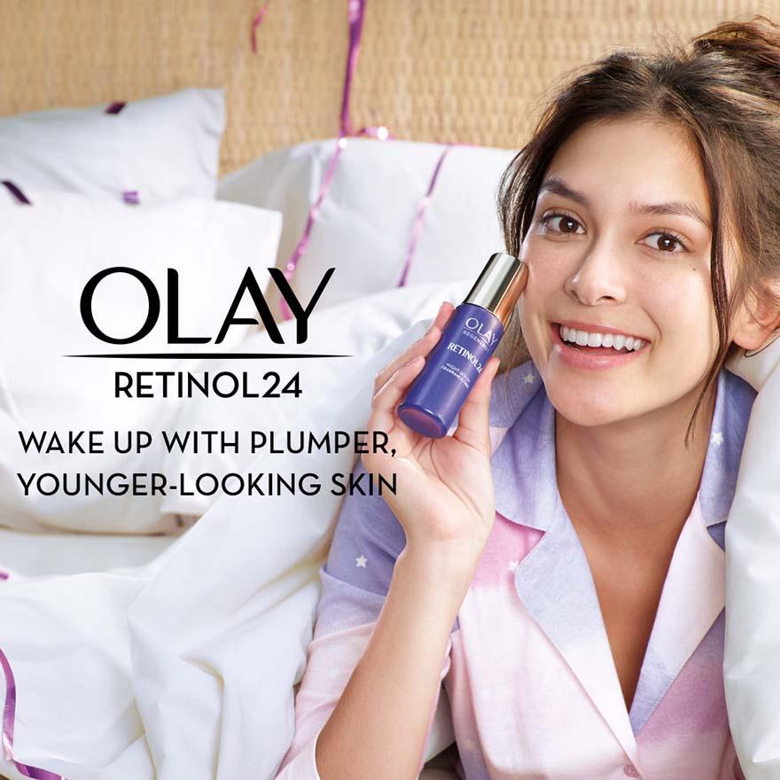 Olay オレイ リジェネリスト レチノール24 セット ナイト モイスチャライザー 50g ナイト フェイシャル セラム 30mL 美容液 保湿クリーム スキンケア | OLAY | 02