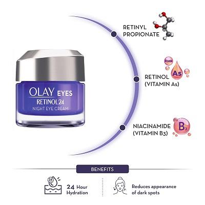 Olay オレイ リジェネリスト レチノール24 ナイト アイクリーム 15ml アイケア 目元ケア レチノール ナイアシンアミド 夜用スキンケア | OLAY | 02