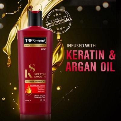 Amazon | TRESemme シャンプーケラチンマルラ油で滑らかな22