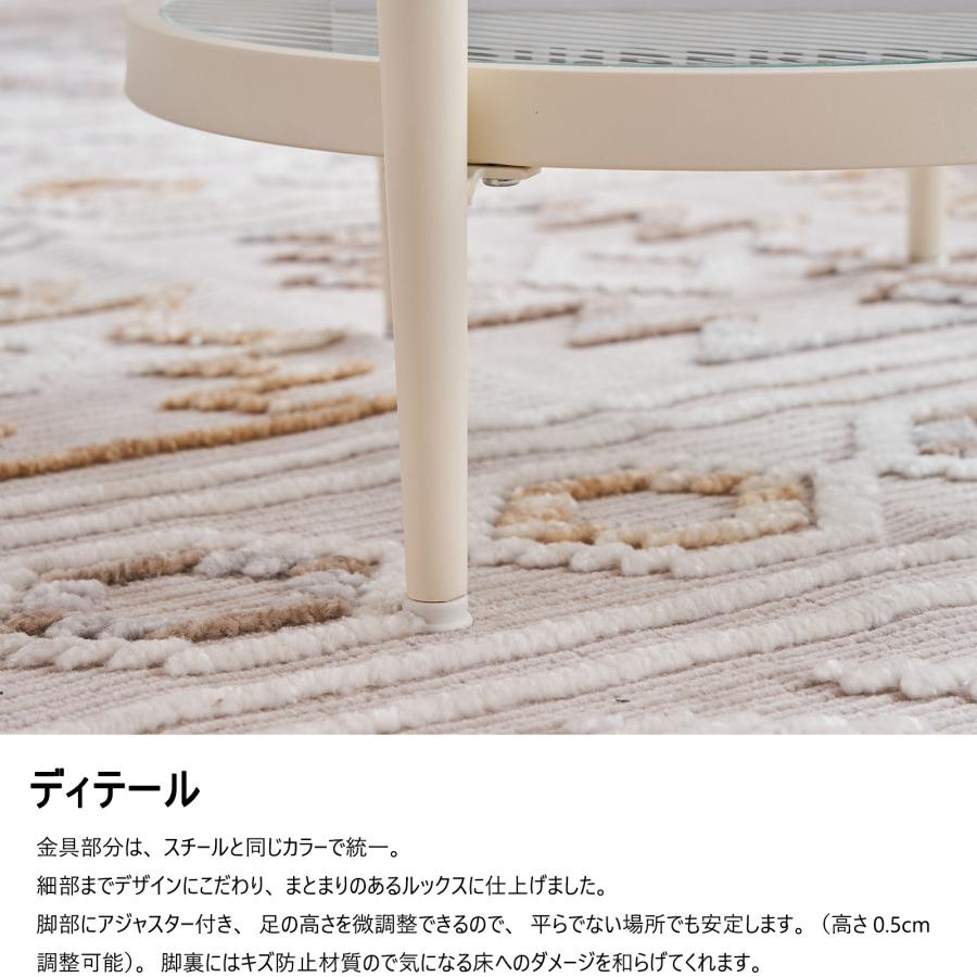 新品2点セット❣ ガラステーブル センターテーブル ガラス天板 リビングテーブル ガラステーブル センターテーブル ガラス天板 2点セットル