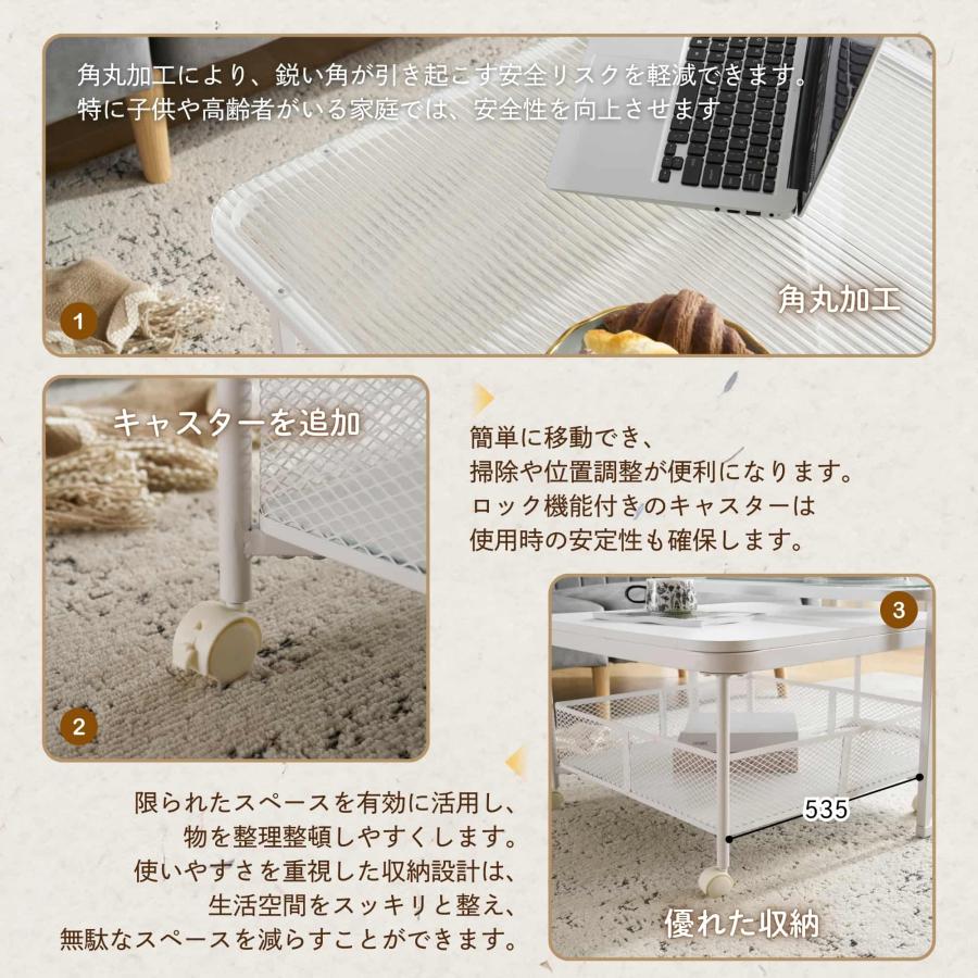 新品2点セット❣ ガラステーブル センターテーブル ガラス天板 リビングテーブル ガラステーブル センターテーブル ガラス天板 2点セットル