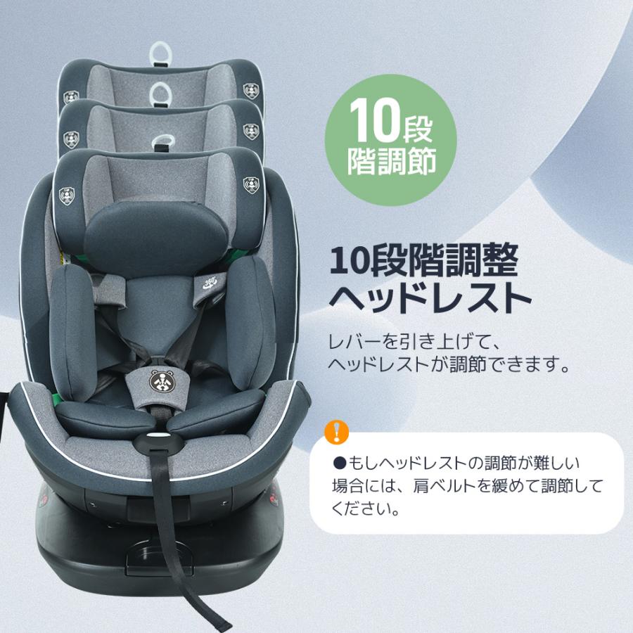 サポートレッグタイプ】チャイルドシート 新生児 ISOFIX 0歳〜12