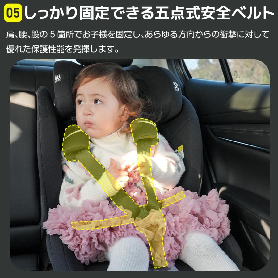 【美品】ジュニアシート チャイルドシート ISOFIX 15か月-12歳 幼児/学童用シート】 ジュニアシート チャイルドシート 新基準