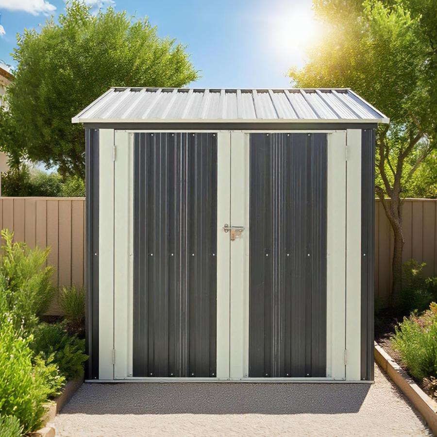 スタンド搭載】自転車倉庫 3台用 物置 屋外 スチール 施錠可能 戸外  