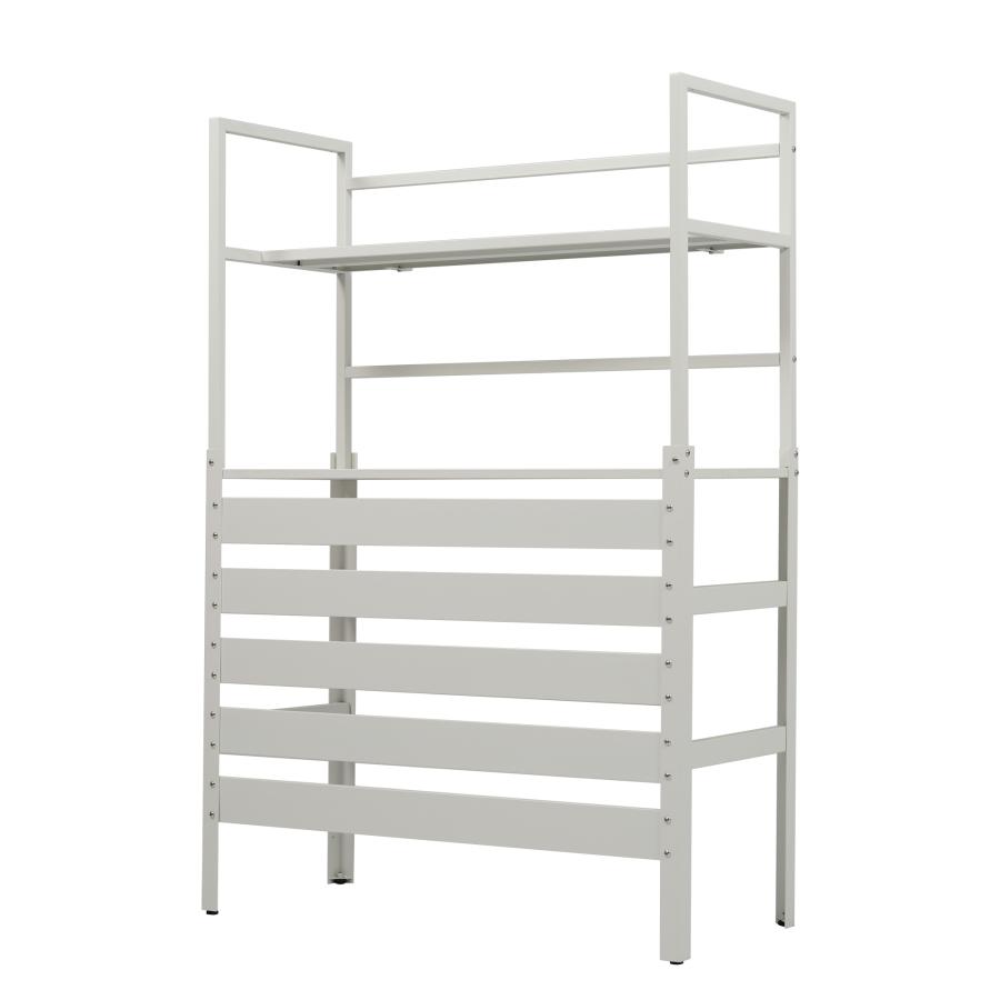 室外機カバー　室外機目隠し　収納ラック　ホワイト 新品 室外機カバー 室外機目隠し 収納ラック ホワイト エアコン