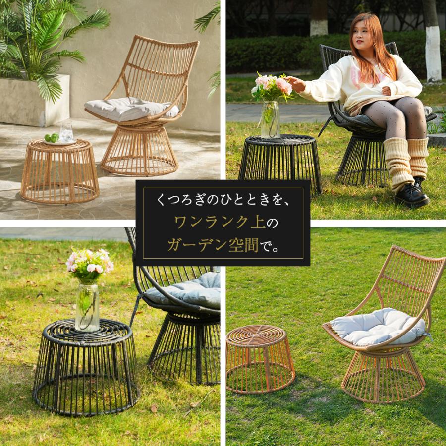 2025新作 ガーデンファニチャー テーブル 2点セット ガーデン ベランダ ガ 2025新作 ガーデンファニチャー テーブル 2点セット ガーデン