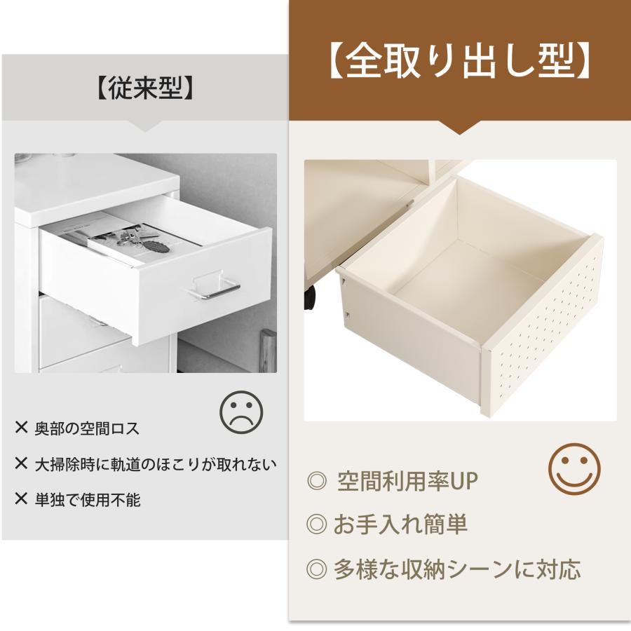 キャビネット スチール サイドボード キャスター付き メタル