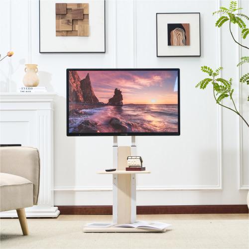 テレビスタンド キャスター付き 壁寄せ ロータイプ 耐震 テレビ台 移動式