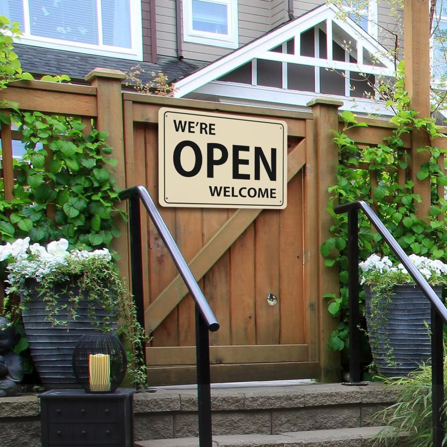 Open Sign オープンサインプレート 片面オープンサイン-ヴィンテージ