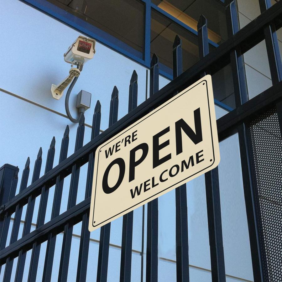 Open Sign オープンサインプレート 片面オープンサイン-ヴィンテージ