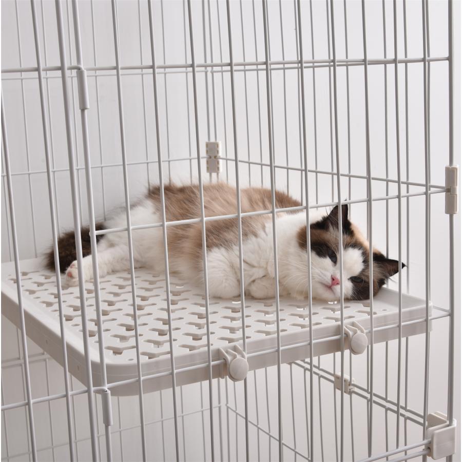 猫 ケージ キャットケージ 2段 ペットケージ キャスター付 猫