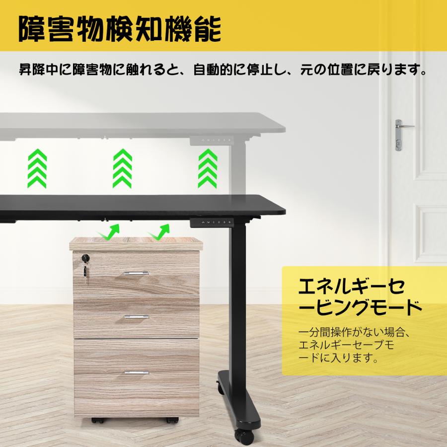 スタンディングデスク 昇降デスク 電動昇降式デスク デュアルモーター