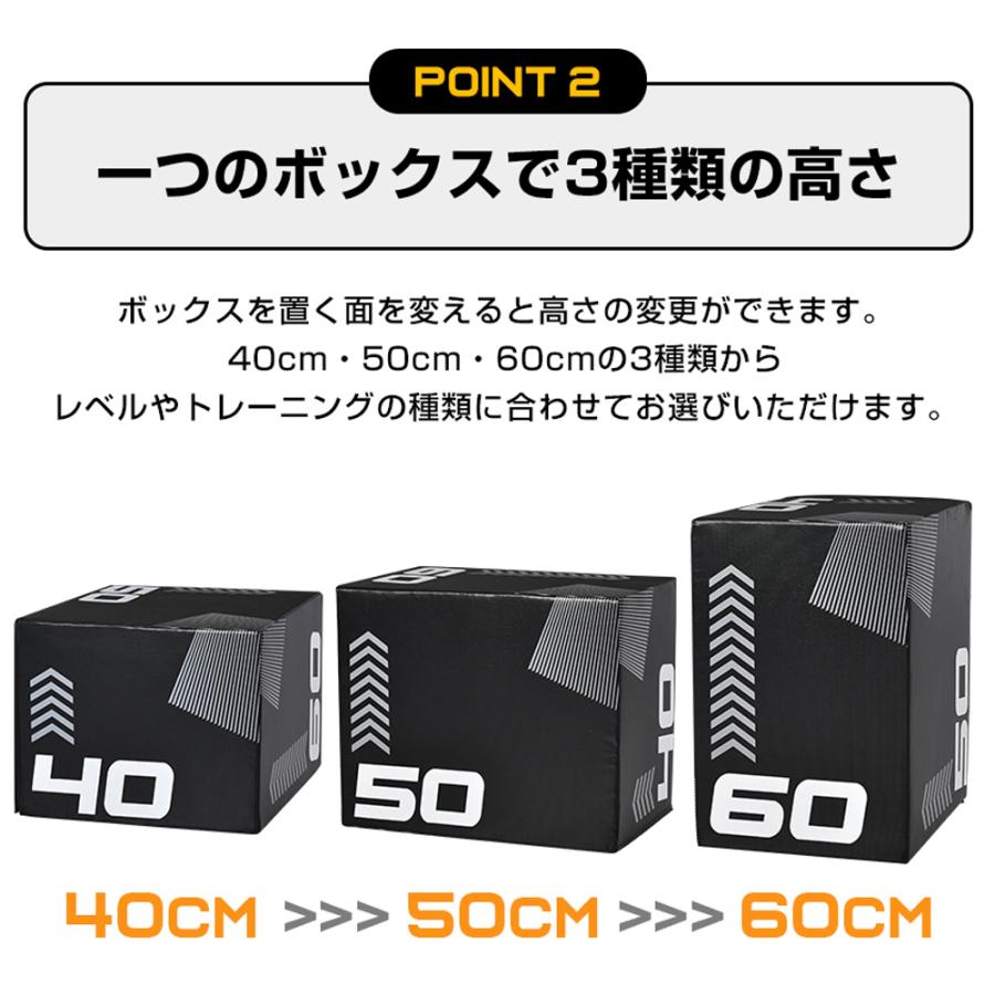 ソフトプライオボックス3in1(ジャンプボックス・ジャンプ台・ステップ台) 楽天市場】プライオボックス ソフト 30×40×50cm プライオ