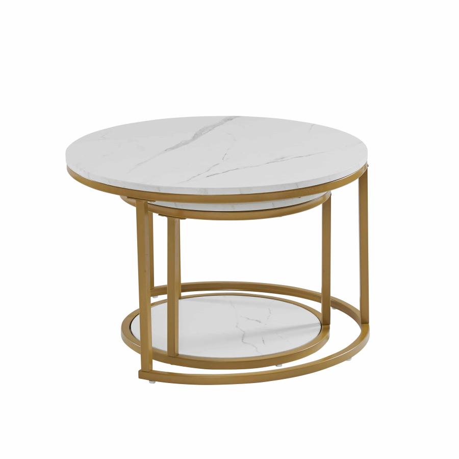 新作 ホワイト ネストテーブル ローテーブル センターテーブル