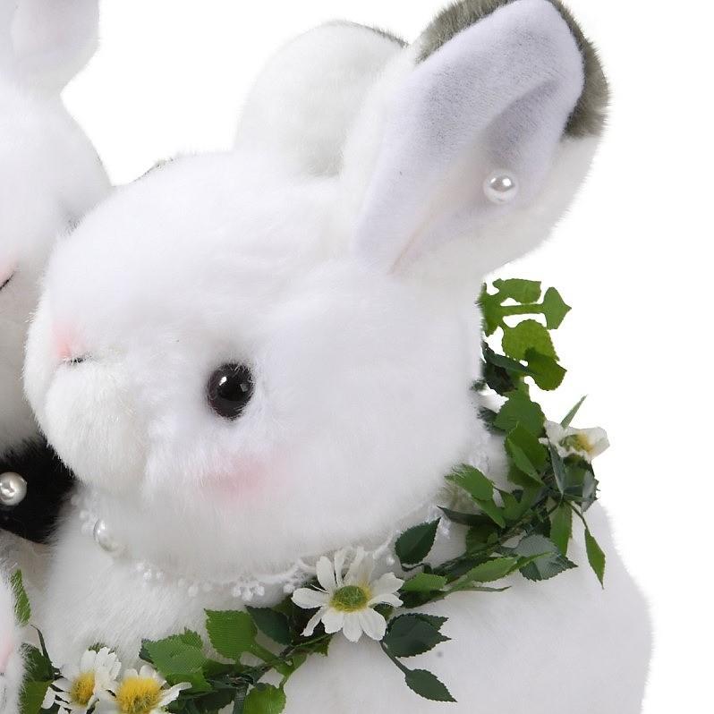 雪うさぎのウェルカムドール 雪うさぎ 結婚式 ぬいぐるみ ウェディング ウェルカムドール うさぎ ウサギ 兎 ギフト 高砂 受付 A 0100 ジェイディーブライダル 通販 Yahoo ショッピング