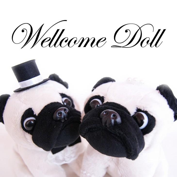 パグ 結婚式ぬいぐるみ ウェディングドール Dg 54 ジェイディーブライダル 通販 Yahoo ショッピング