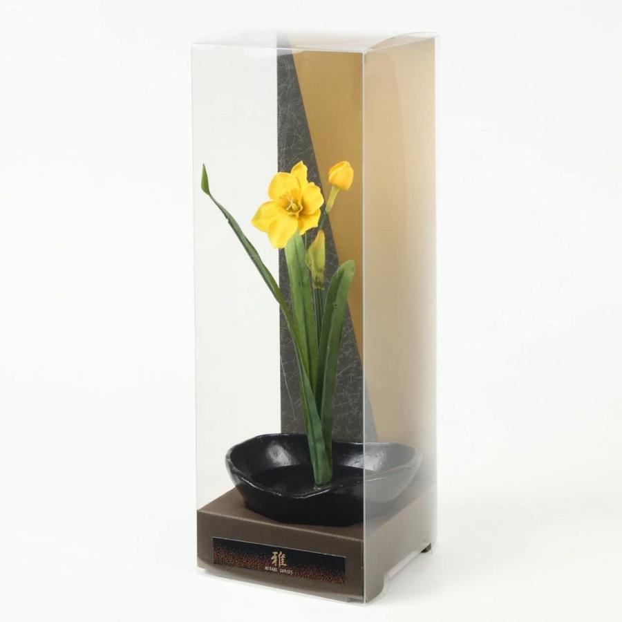 花雅シリーズ 水仙 意匠登録デザイン スイセン すいせん 和風アレンジ ギフト インテリア 生け花 いけばな J 00 ジェイディーブライダル 通販 Yahoo ショッピング
