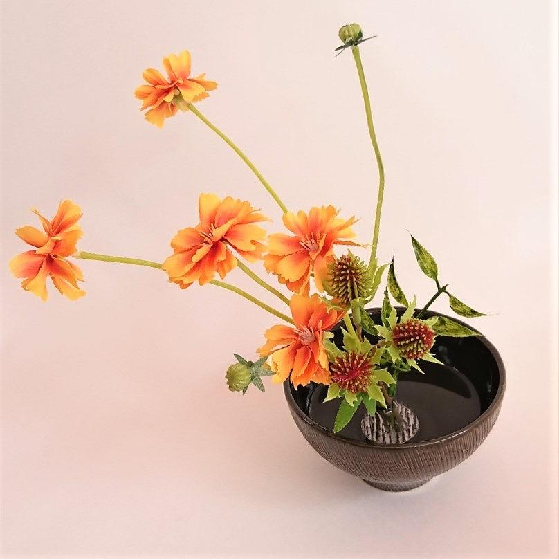 花雅シリーズ コスモス 意匠登録デザイン 秋桜 和風アレンジ ギフト インテリア 生け花 いけばな J ジェイディーブライダル 通販 Yahoo ショッピング