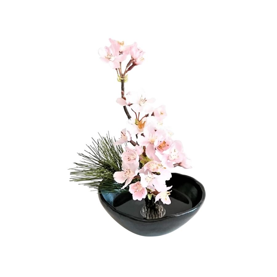 和風アレンジ　造花　桜 さくら【花雅シリーズ】日本の土産　ギフト sakura サクラ 和風 ikebana 生け花 いけばな｜jd-bridal