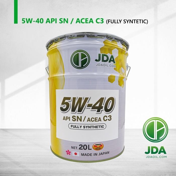 JDA ユーロ エンジンオイル 5W-40 SN   C3 20L 全合成基油