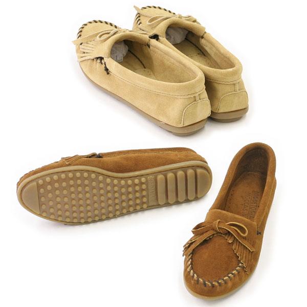 Minnetonka（ミネトンカ） スエード・モカシンシューズ 送料無料