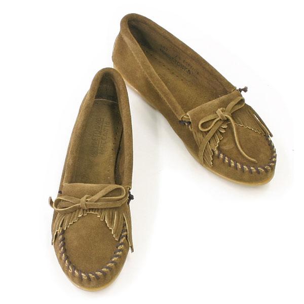 Minnetonka（ミネトンカ） スエード・モカシンシューズ 送料無料