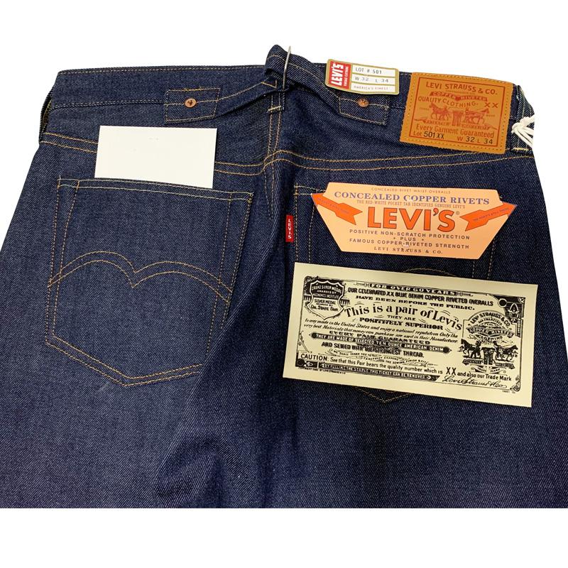 LEVI'S 501 リーバイス 501　ヴィンテージ　クロージング　リジッド 501XX 1937年モデル 37501 L34  バックストラップ　セルビッジ　赤耳 日本製　ジャパン｜jeans-shop-idol501｜03