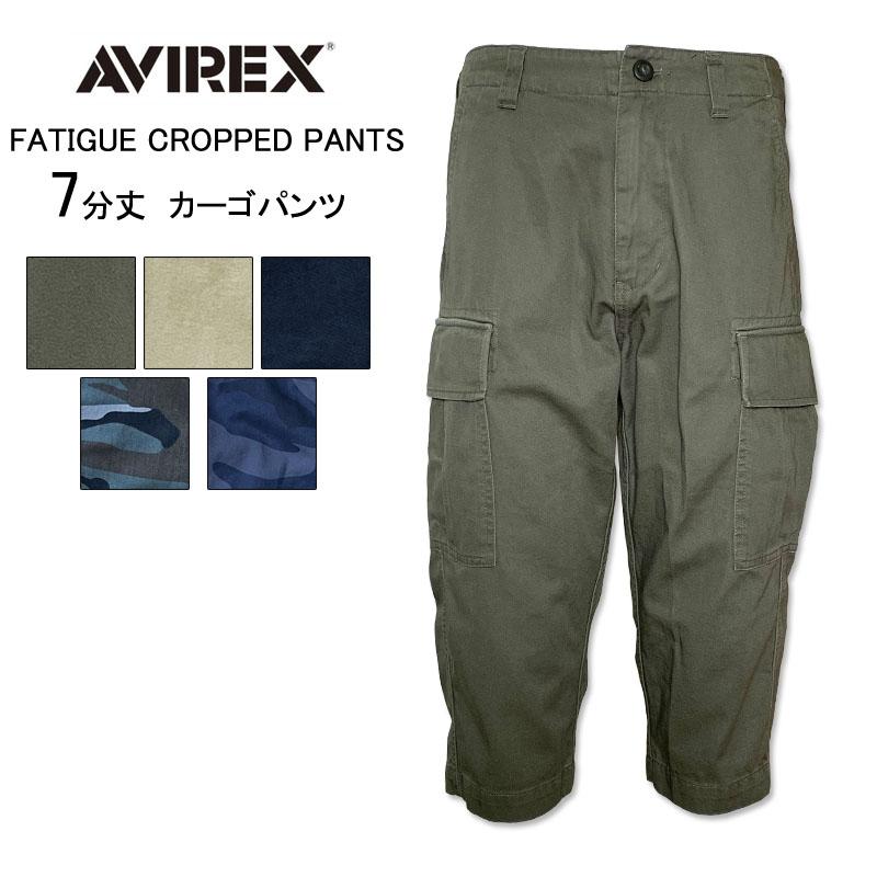 AVIREX アビレックス 7分丈 カーゴパンツ ファティーグパンツ AVIREX アビレックス 7分丈 カーゴパンツ ファティーグパンツ