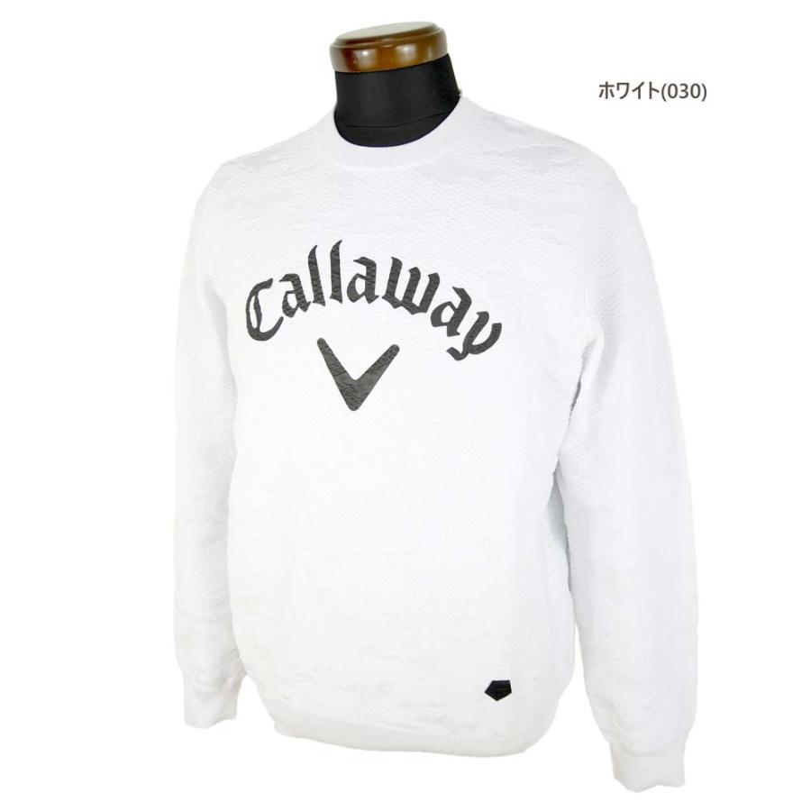 新品未使用　秋冬　キャロウェイゴルフ　Lサイズ Callaway（キャロウェイ） ゴルフウェア クルーネックニット （M/L/LL