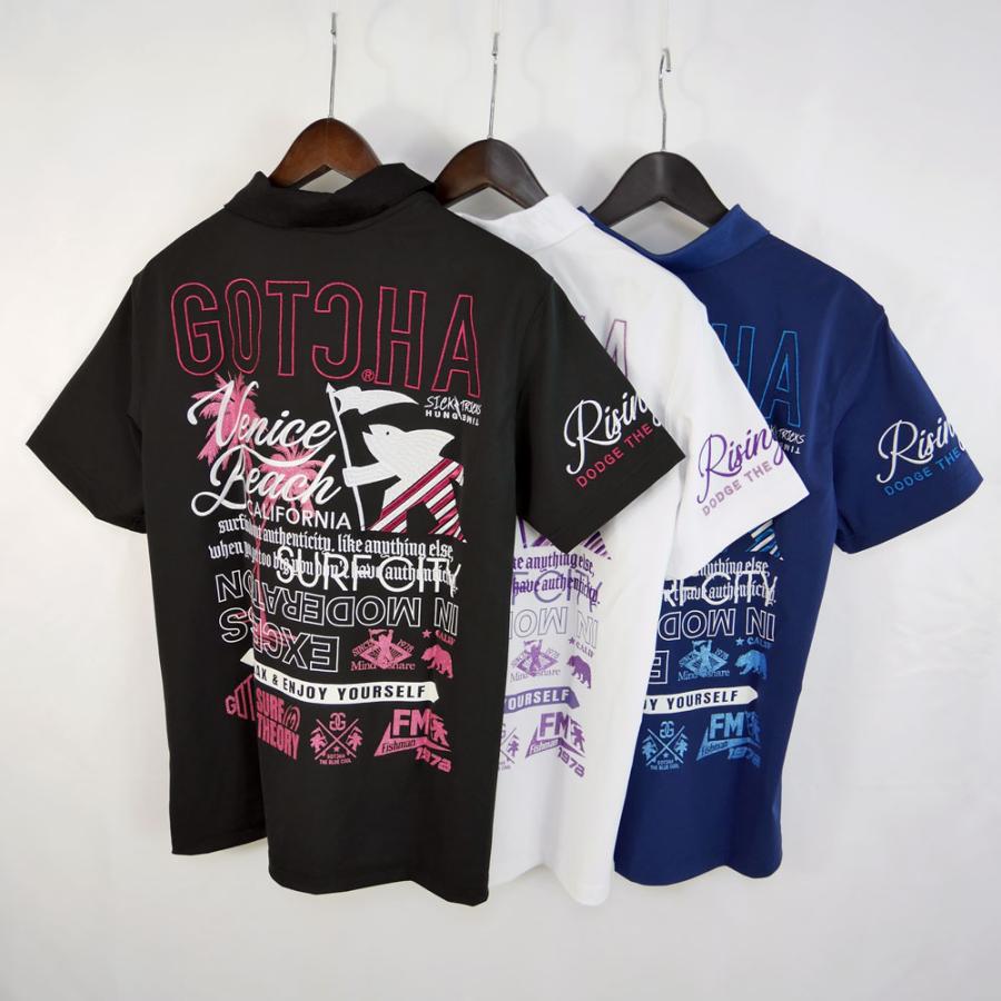 P6倍 ガッチャゴルフ ゴルフウェア デオドラントカルゼシャイニーフィッシュマンポロ 262gg1208（M/L/XL/XXL/XXXL寸：メンズ）GOTCHA GOLF 2026春夏 メール便_4