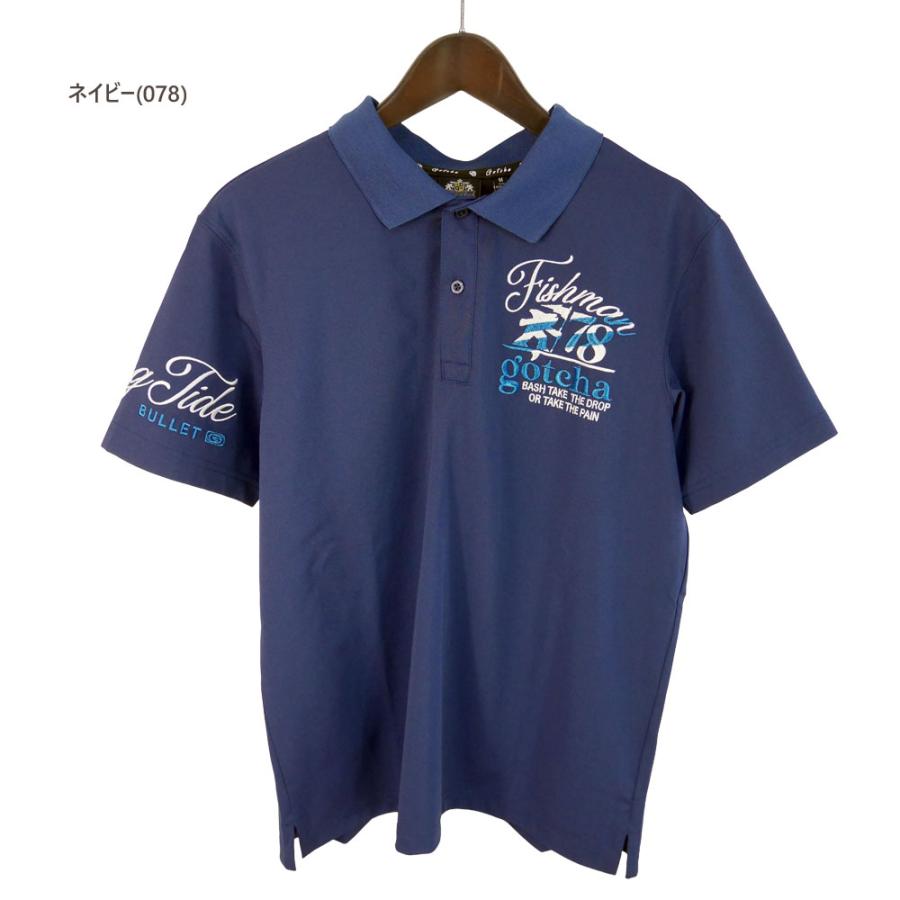 P6倍 ガッチャゴルフ ゴルフウェア デオドラントカルゼシャイニーフィッシュマンポロ 262gg1208（M/L/XL/XXL/XXXL寸：メンズ）GOTCHA GOLF 2026春夏 メール便_6