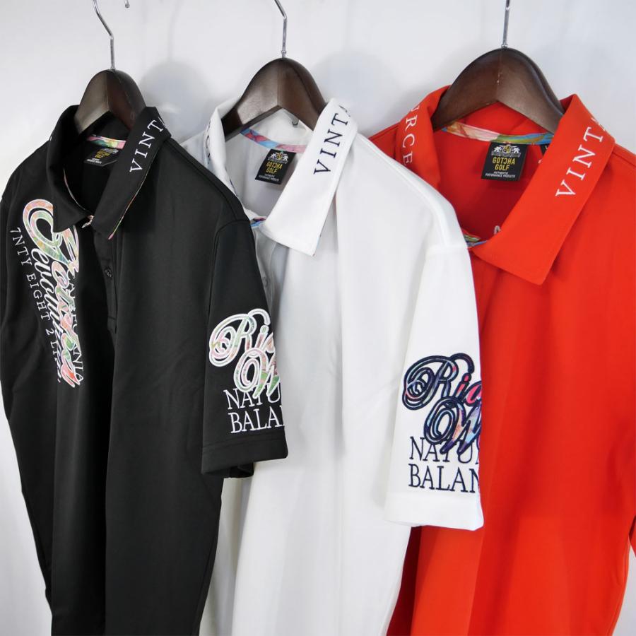 GOTCHA GOLF P6倍 ガッチャゴルフ ゴルフウェア ドライボタニカルロゴ