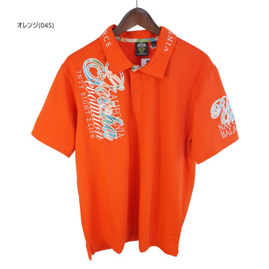 GOTCHA GOLF P6倍 ガッチャゴルフ ゴルフウェア ドライボタニカルロゴ