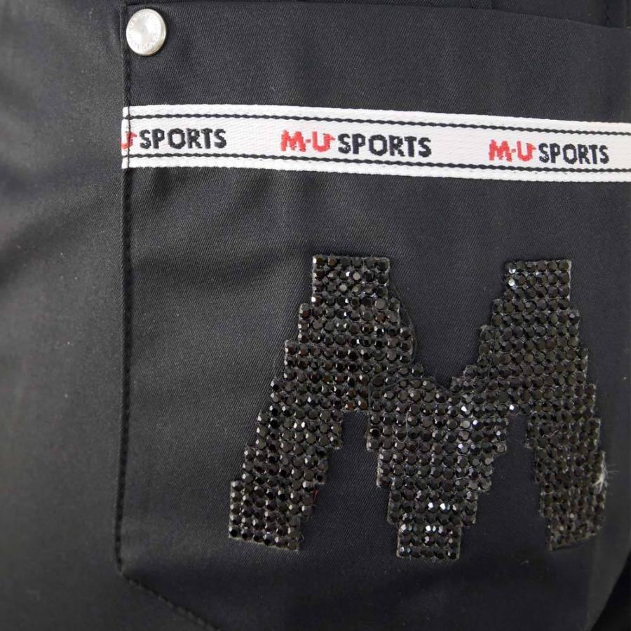 新品　MU SPORTS ブラック　パンツ　サイズ46 M・U SPORTS メール便・ゆうパケット MUスポーツ ゴルフウェア ロング