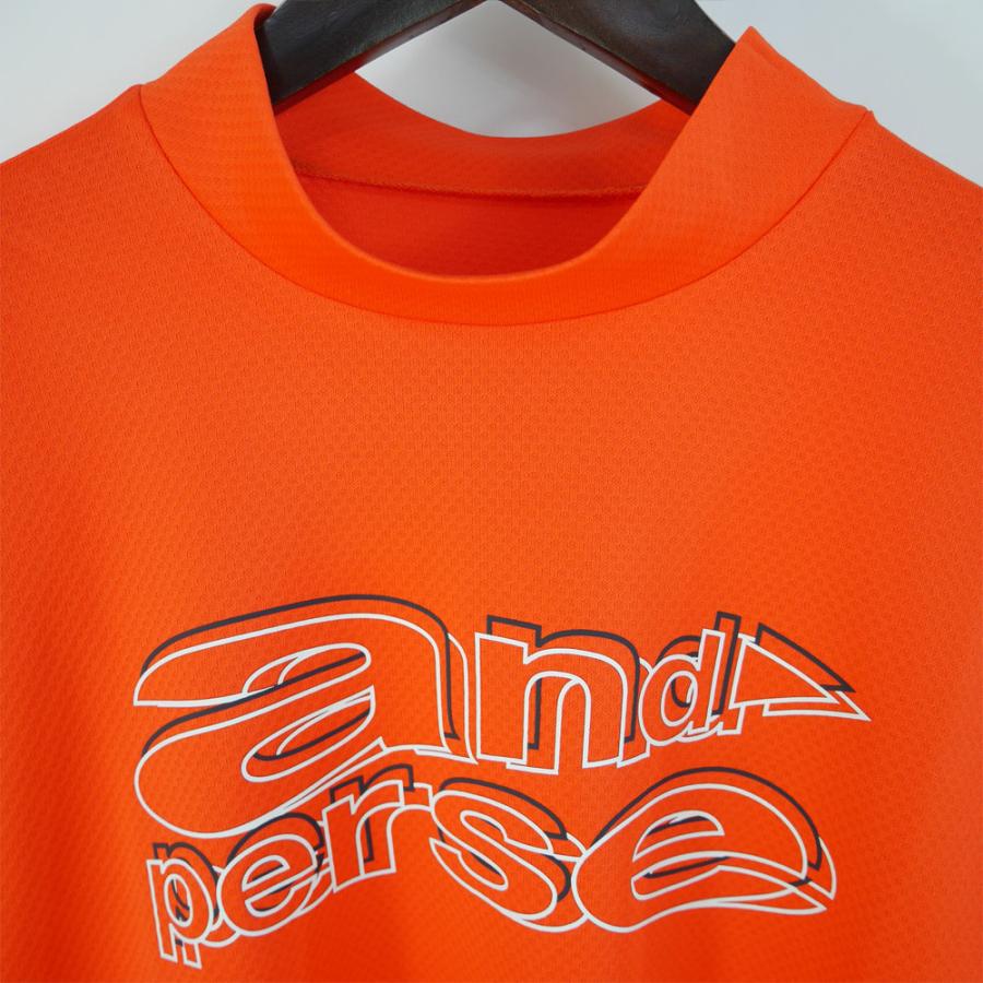 セール/30％OFF アンパスィ ゴルフウェア 半袖モックネックシャツ