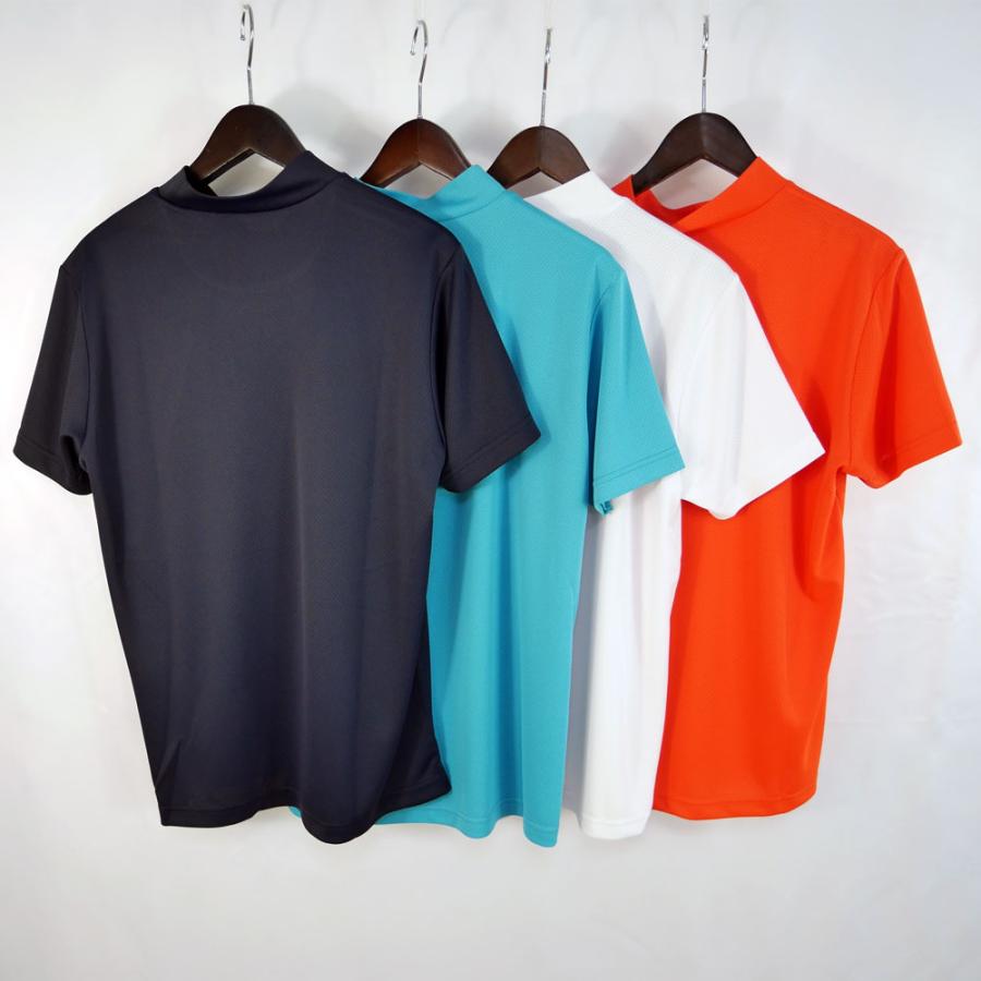 セール/30％OFF アンパスィ ゴルフウェア 半袖モックネックシャツ