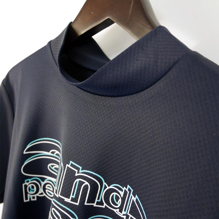 セール/30％OFF アンパスィ ゴルフウェア 半袖モックネックシャツ