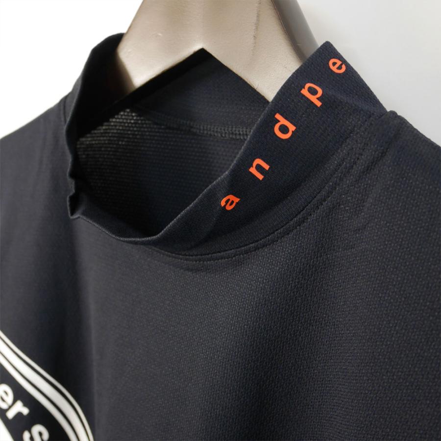 アンパスィ ゴルフウェア SWING DRY メッシュ半袖モックネックシャツ ams9566v2（M/L/LL寸：メンズ） 2026春夏 and per se メール便 爆買の画像