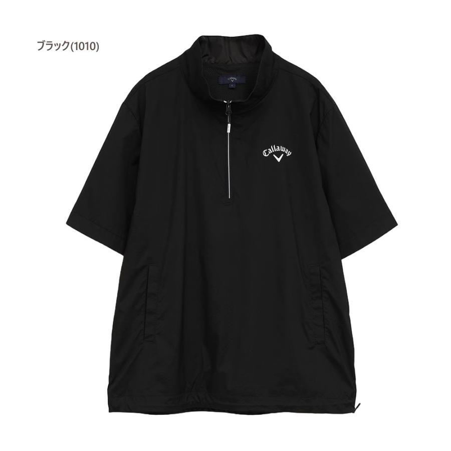 ✨Callaway ストレッチミニリップハーフジップブルゾン Mサイズ　ブラック Callaway（キャロウェイ） セール/40％OFFキャロウェイ ゴルフウェア